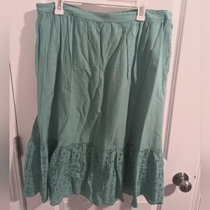 NWOT JCrew eyelet skirt